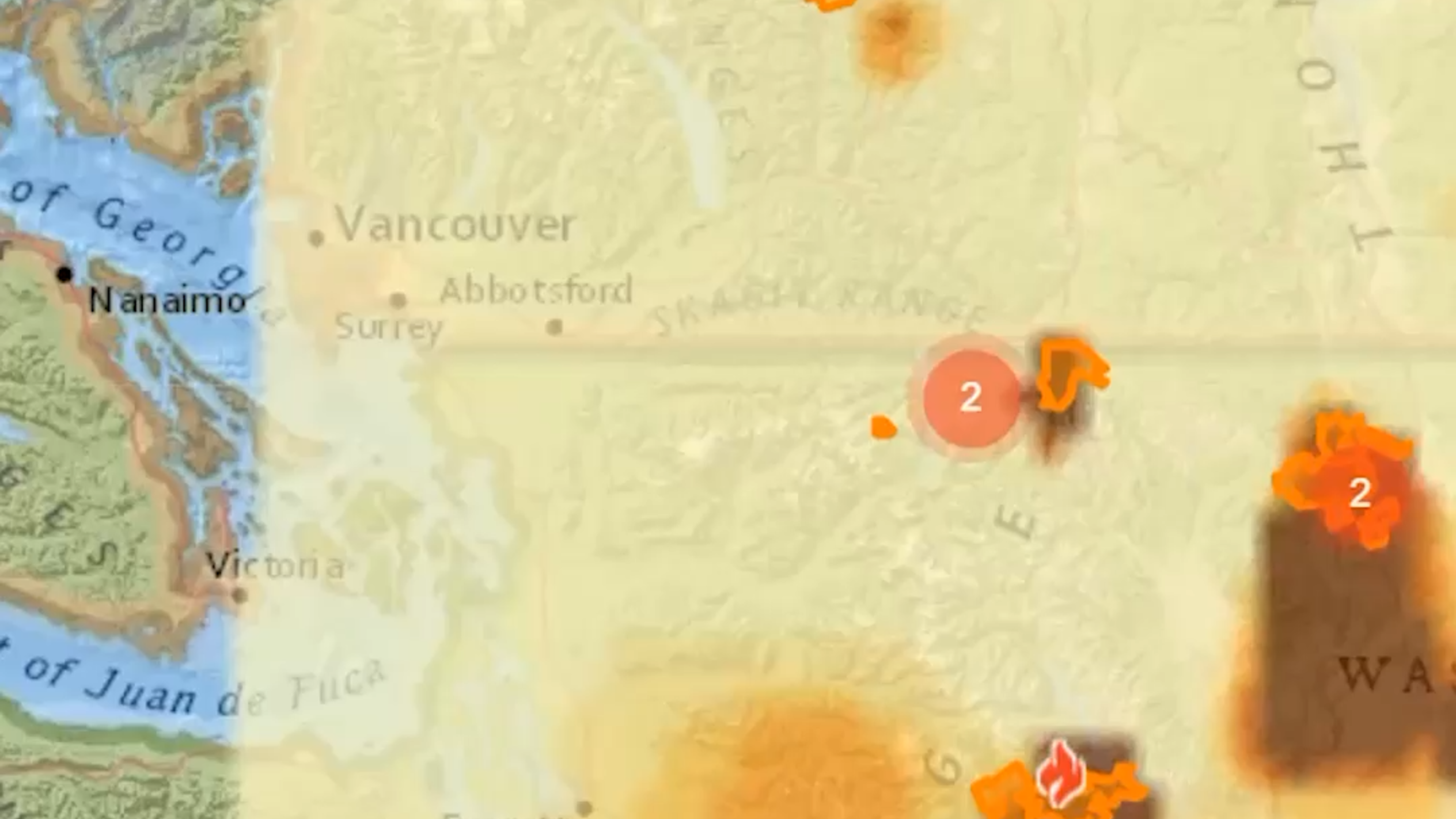 Heavy wildfire smoke heading to Whatcom County