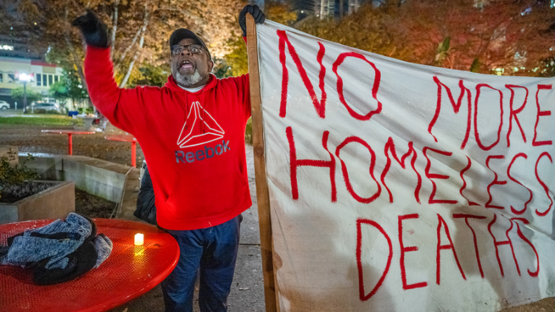 Watch vigil remembering homeless people who died in Sacramento County in 2025