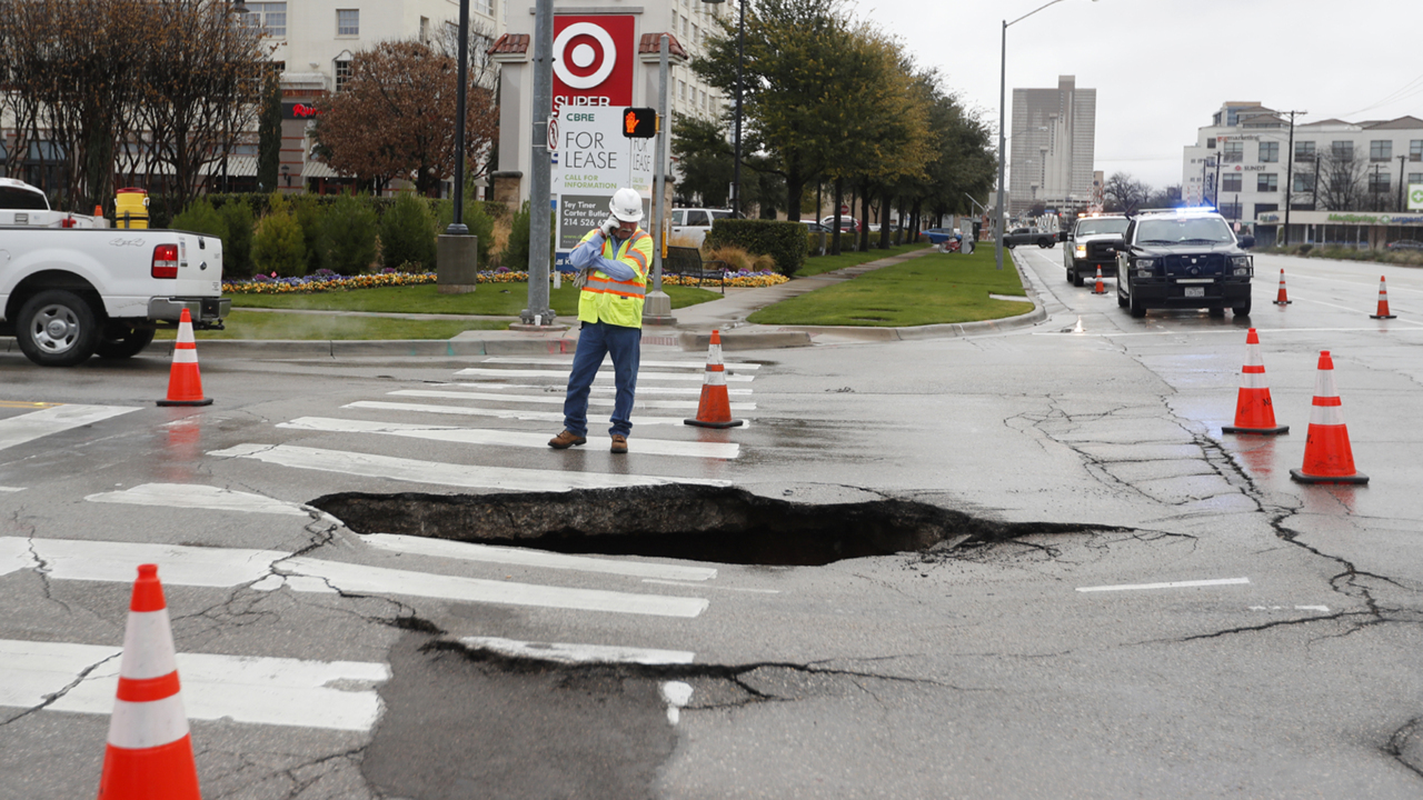 That giant sinkhole on West Seventh is finally fixed