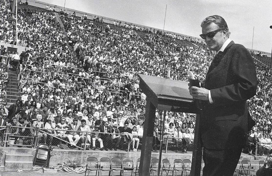 77,500 people attend Billy Graham's 4-day Lexington crusade