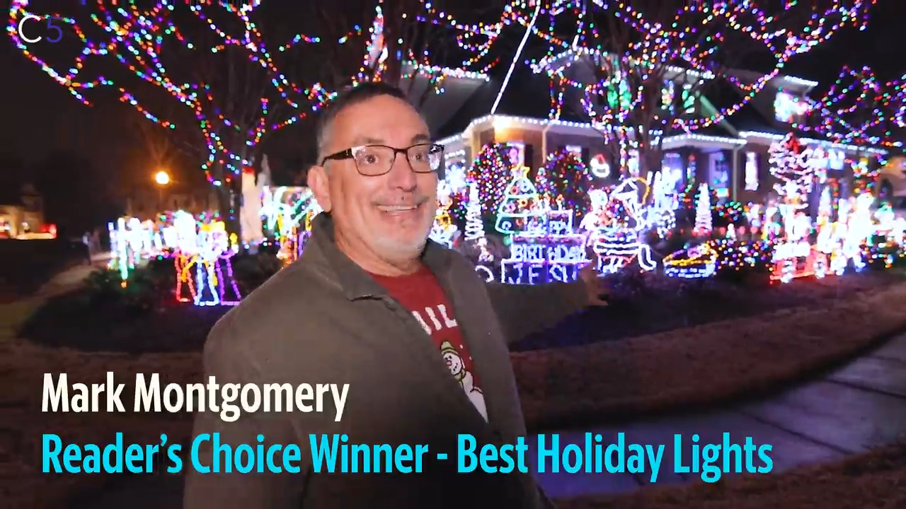 CharlotteFive’s Readers’ Choice Best Christmas Lights winner