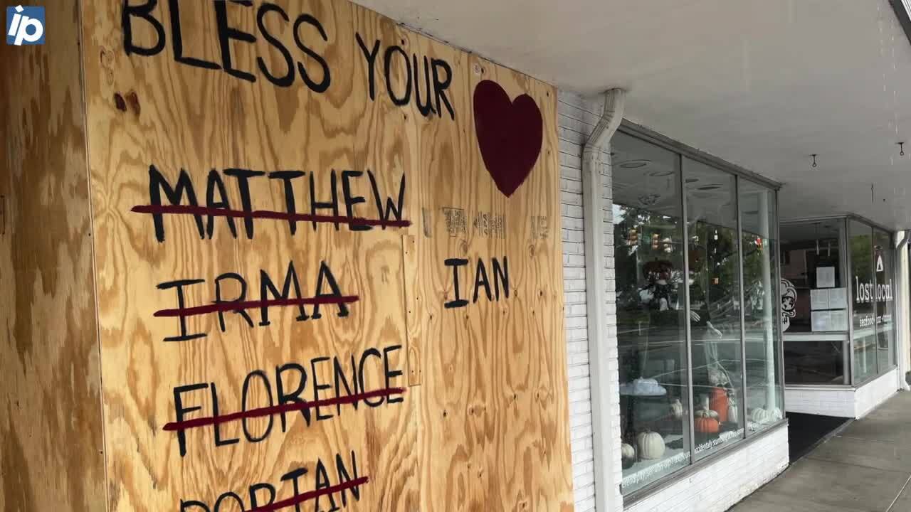 Historic downtown of SC city deserted for Hurricane Ian’s arrival