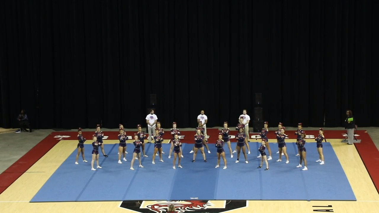 White Knoll competes in the 5-A State Cheerleading championships