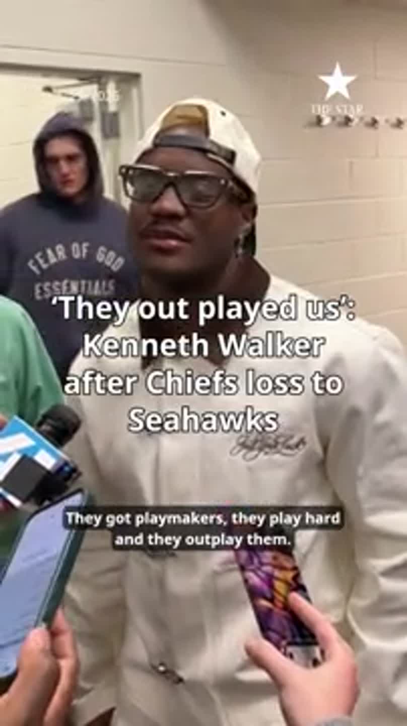‘They out played us’: Kenneth Walker after Chiefs loss to Seahawks