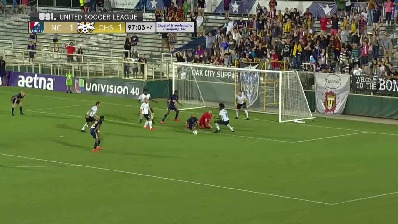How many wide-open shots can you have and still not score? Watch this NC team show you