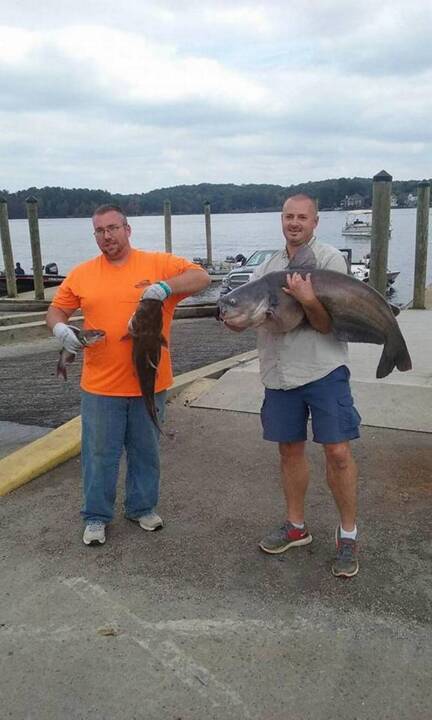 Two guys in a boat that barely floats; that day, they got Lake Wylie’s biggest fish.