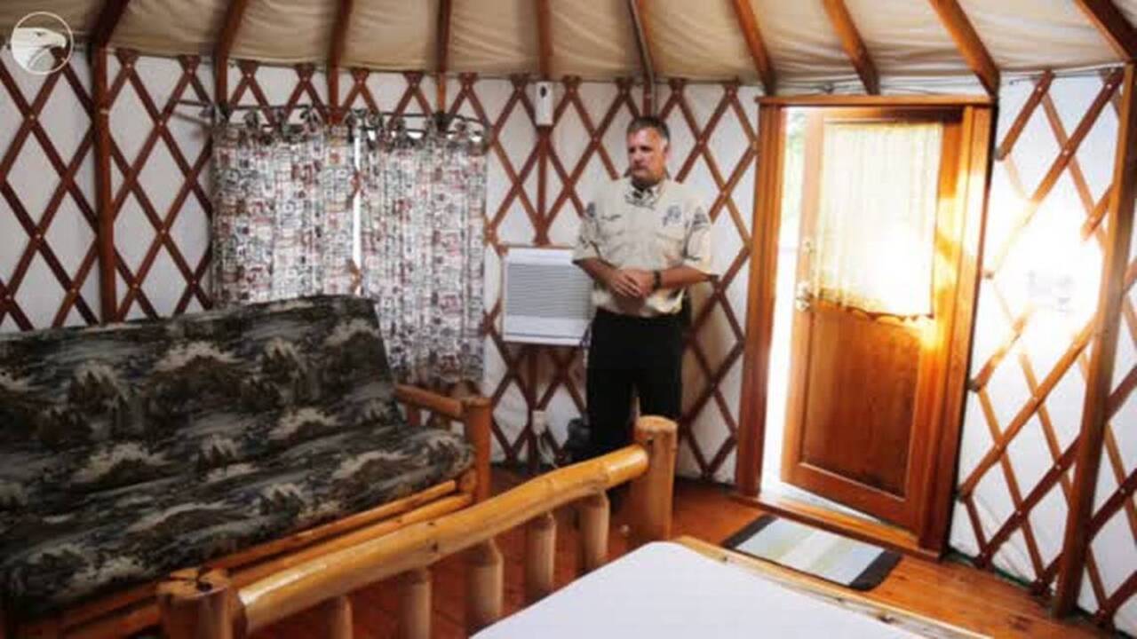 Kansas camping with a Mongolian touch