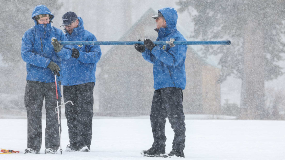 As snowflakes fall, see CA water officials measure below-average snowpack for January 2025