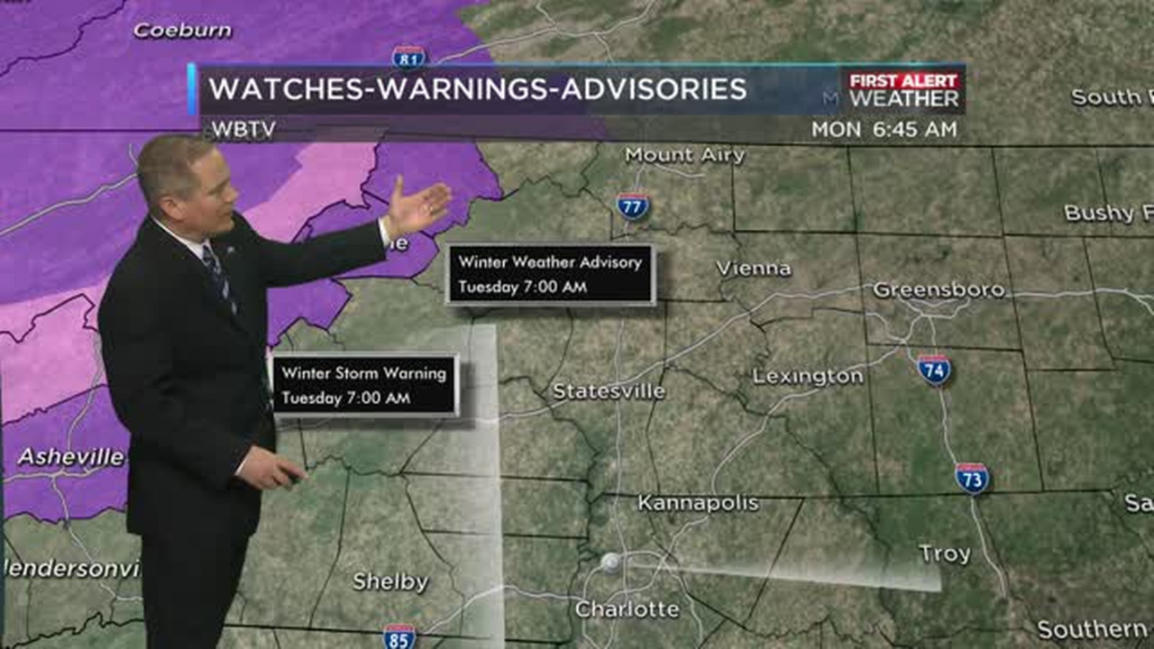 WBTV First Alert Weather forecast for 02.08.16