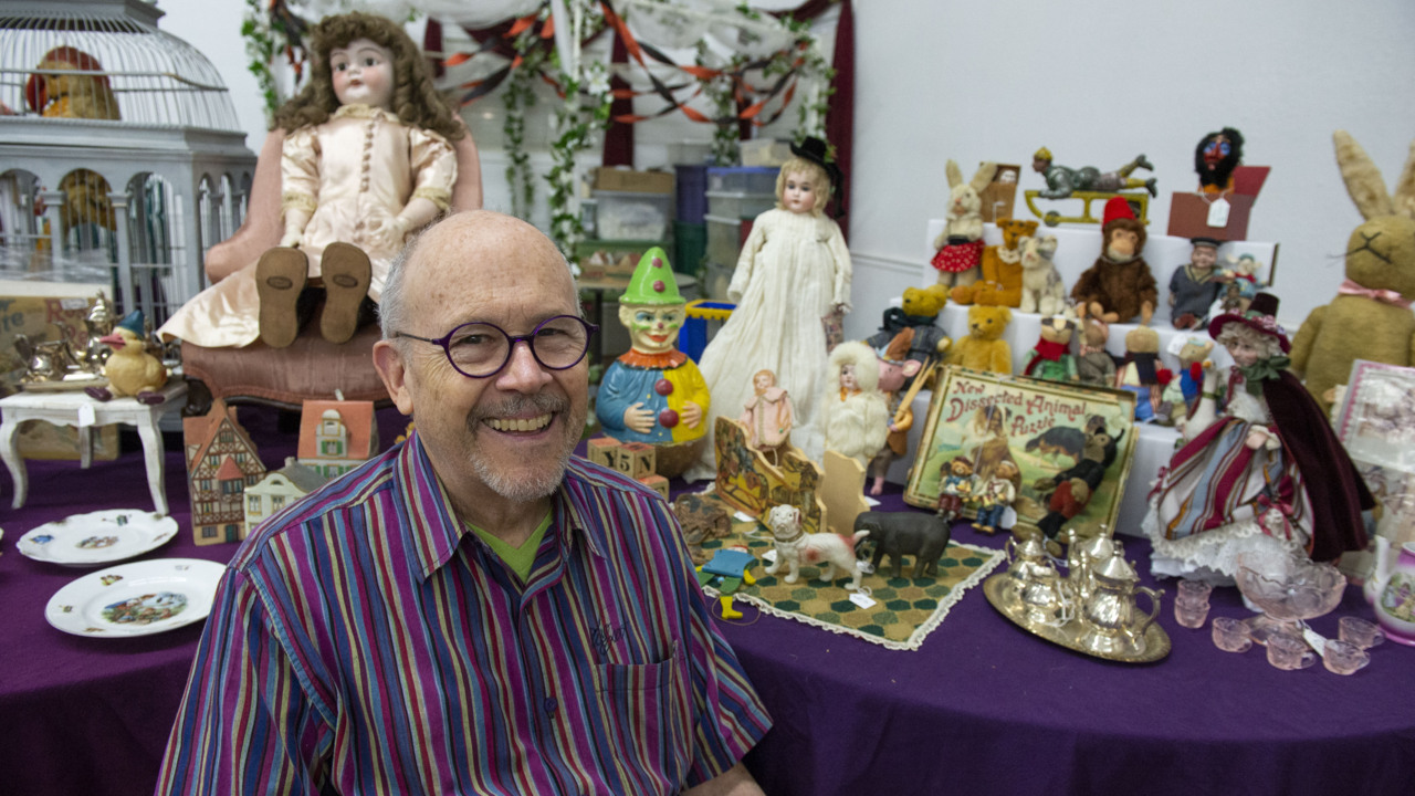 He once had a museum of antique toys. Now he’s selling part of his collection