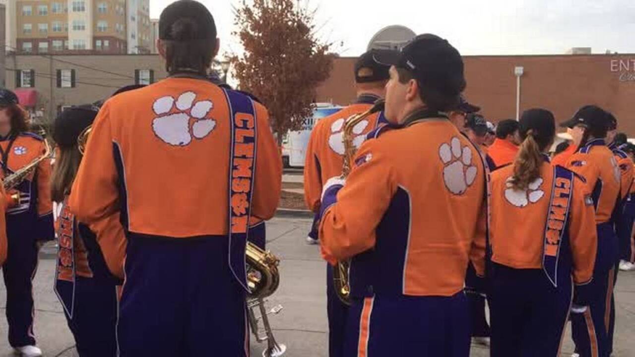 Gearing up for the National Championship parade in Clemson