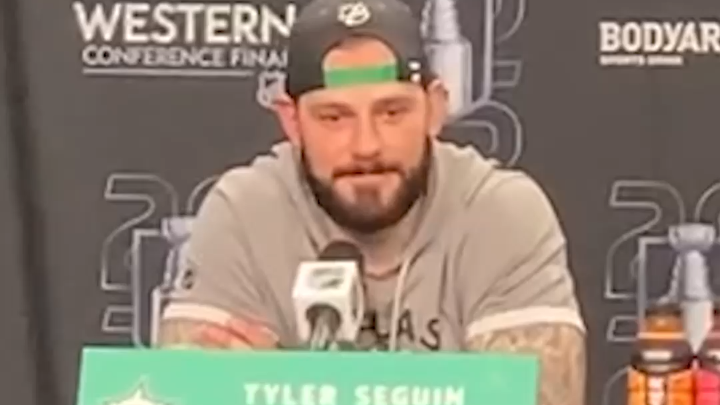 Dallas Stars’ Tyler Sequin talks about win over Oilers in Game 1