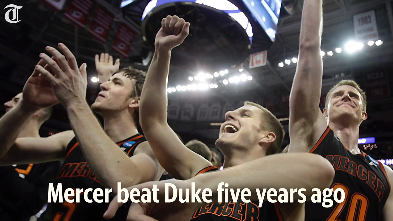 Mercer beat Duke five years ago. Here are some of the players’ most memorable moments