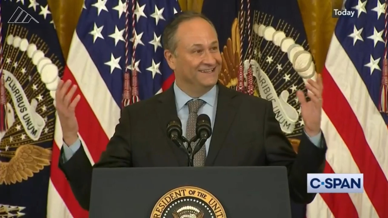 Kamala Harris’s husband talks about his Jewish faith at White House Menorah lighting