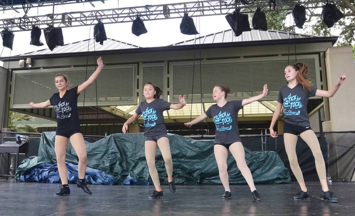Larew Crew Tappers perform at Water Festival Childrens Day