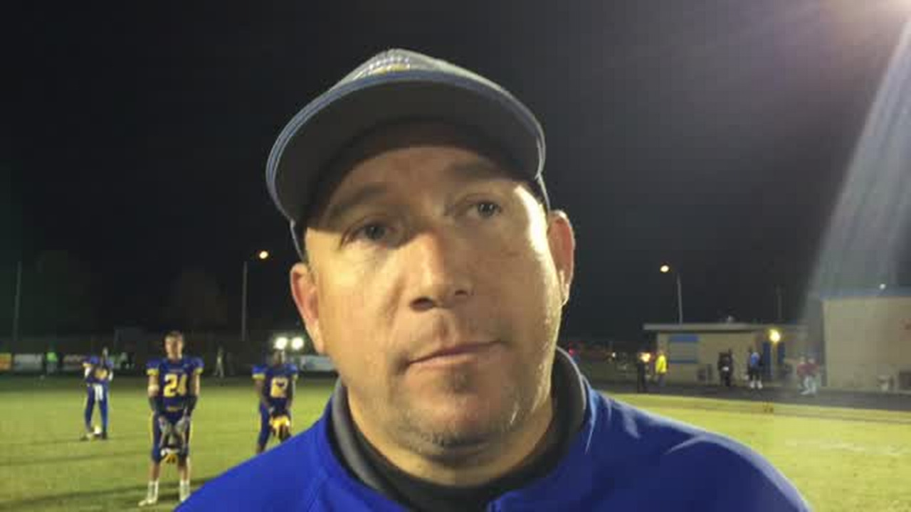 East Wake coach after team's tough loss to Garner