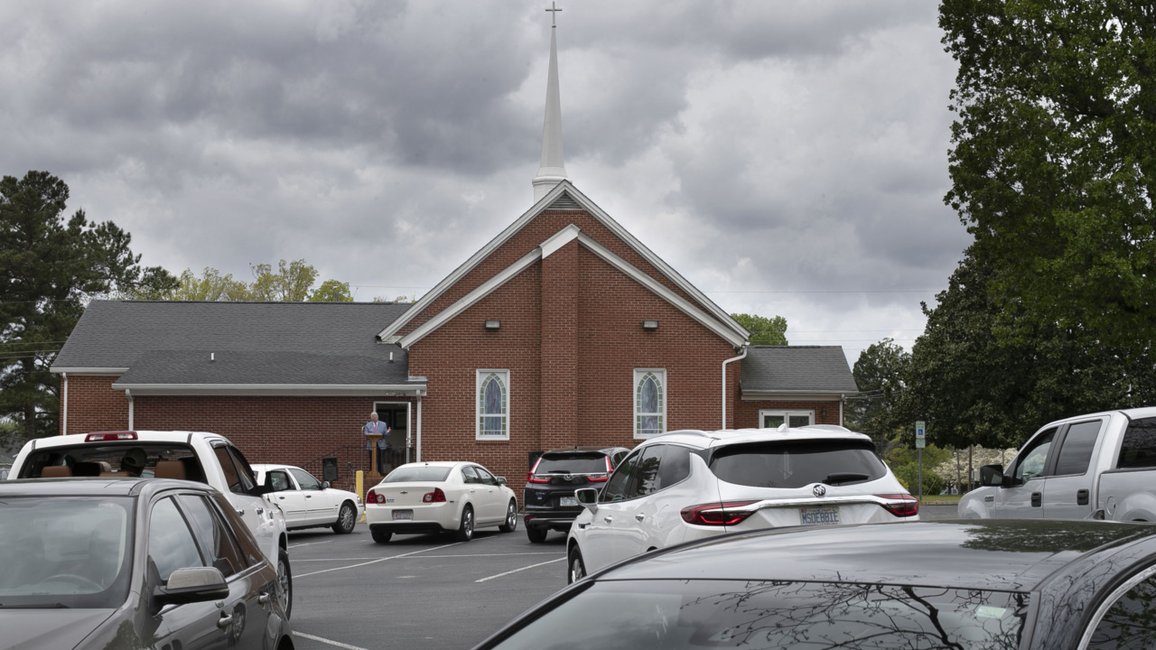 At a small-town NC church, Easter Sunday goes on — with car horns sounding ‘amen’