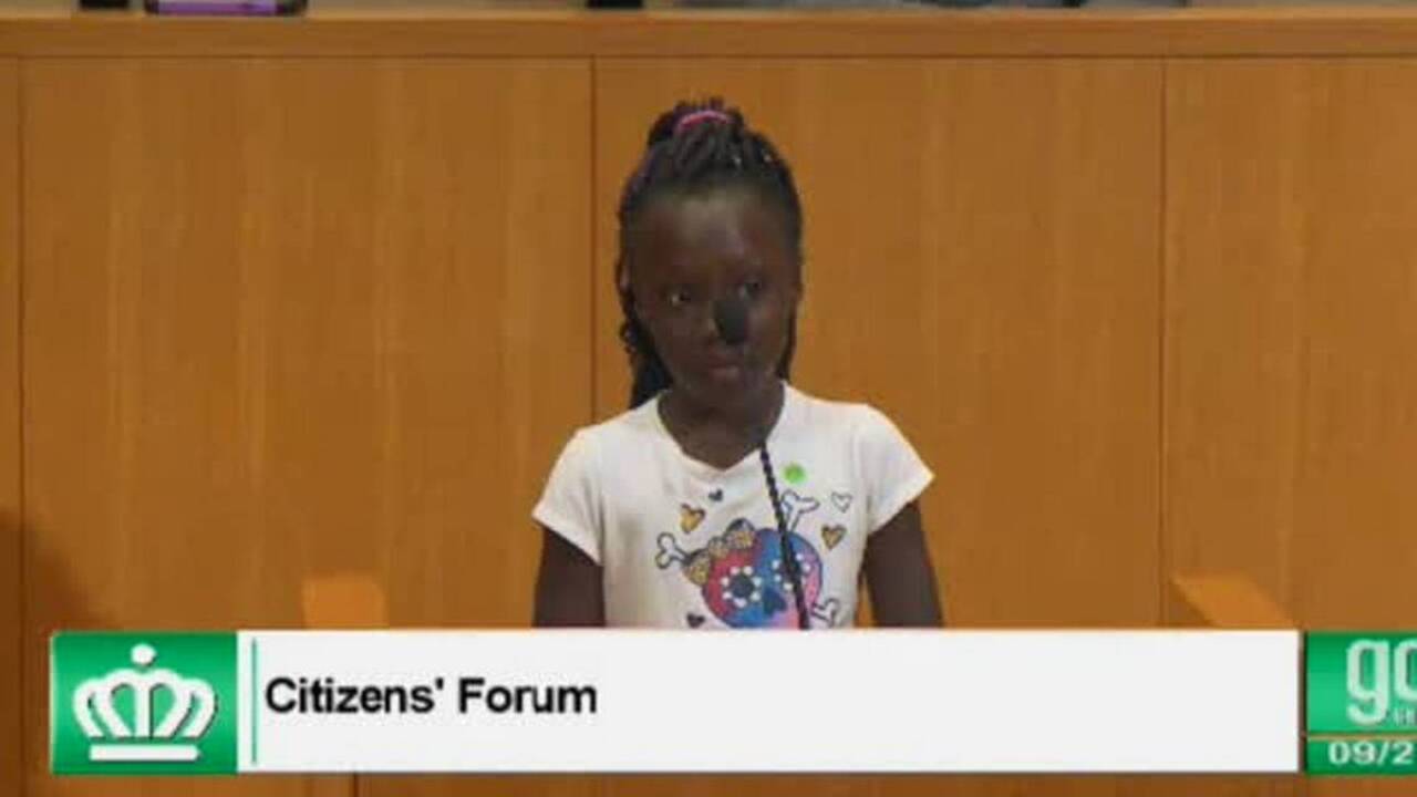 Child makes tearful plea at City Council meeting 