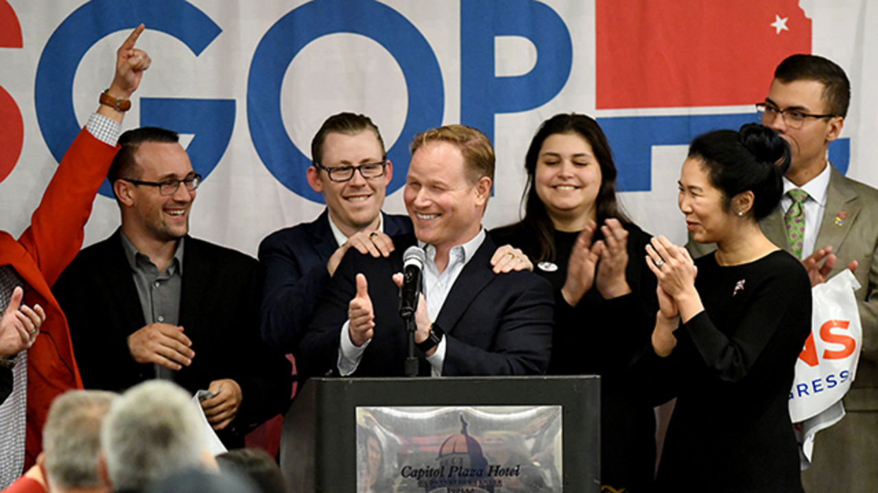 National Democrats add Kansas Republican Steve Watkins to their 2020 target list
