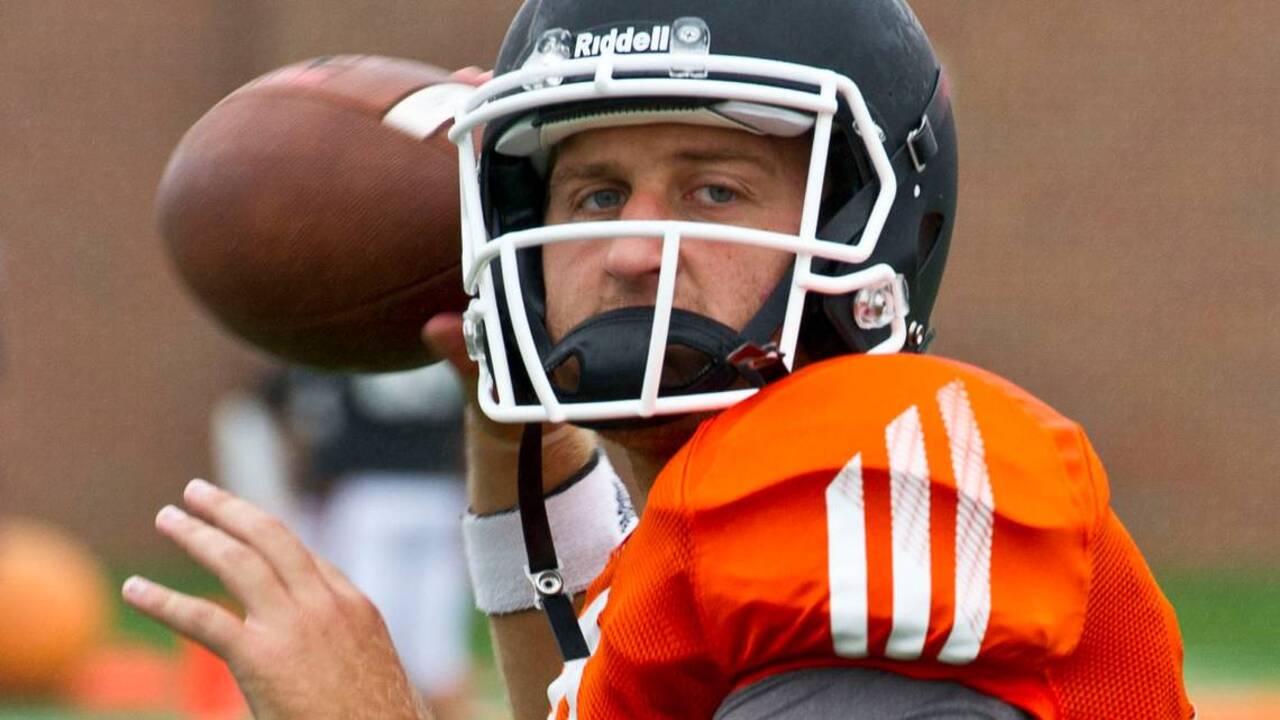 Mercer quarterbacks get in early morning work