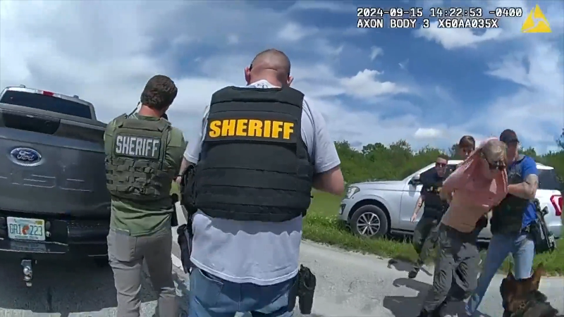 Police release video showing arrest of suspect in Trump assassination attempt