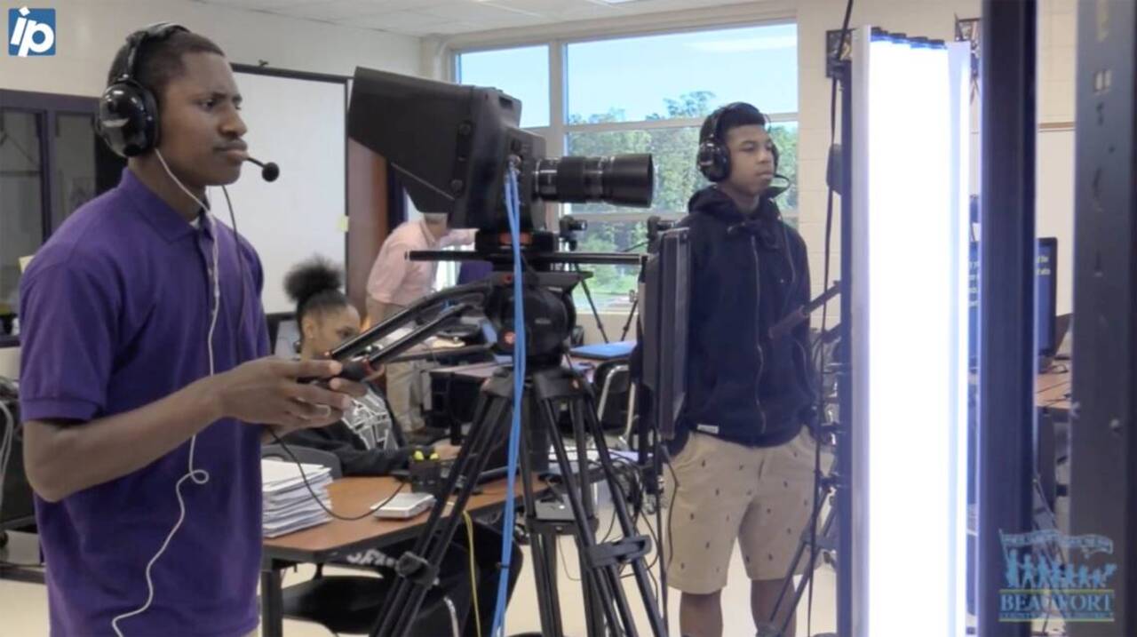 Good Morning Whale Branch: behind the scenes at school’s morning newscast