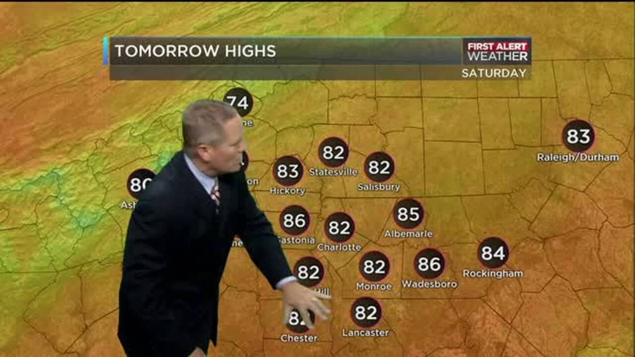 WBTV First Alert Weather forecast for 06.17.16