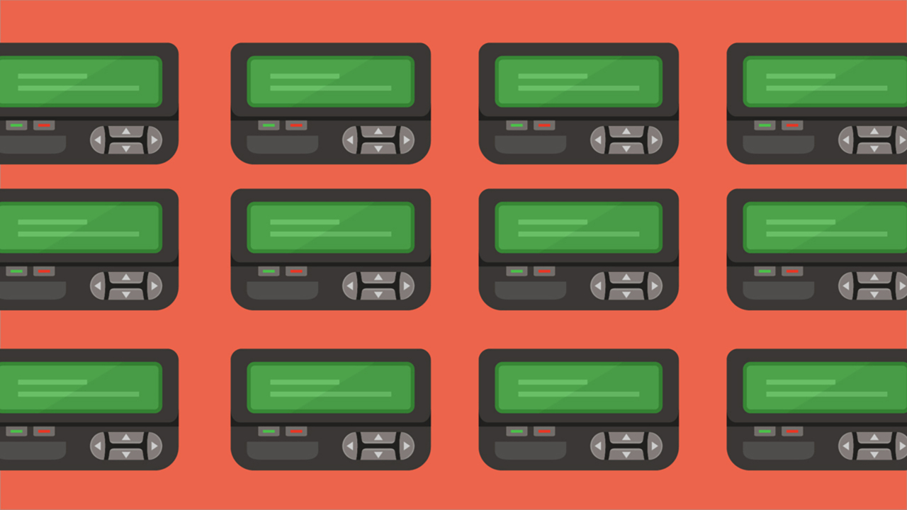 Why do hospitals still use pagers?