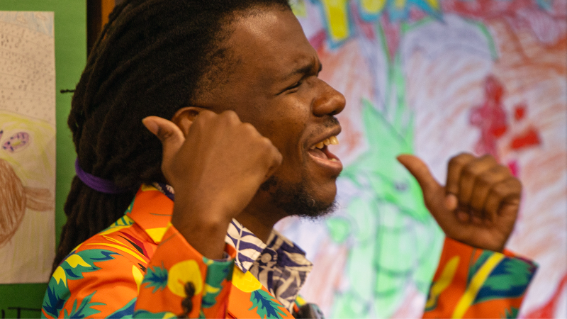 Author of 'Boogie, Boogie Y'all' in Columbus for book festival. Meet him here