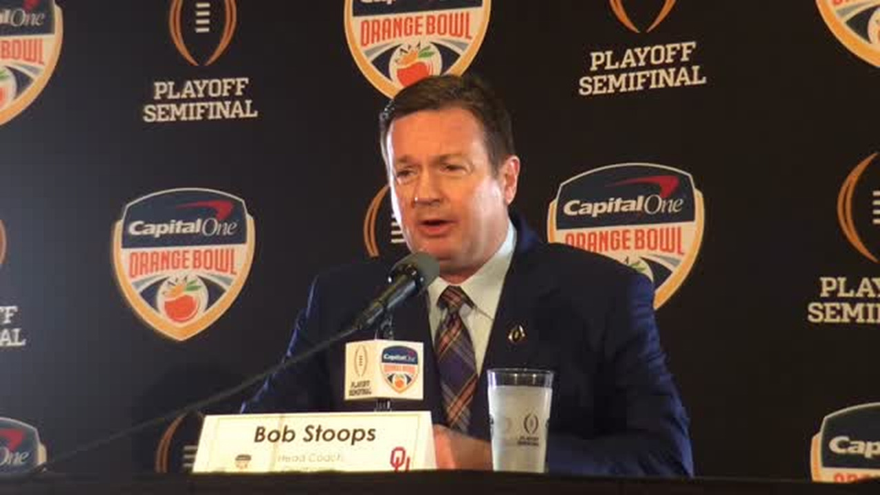 Video: Oklahoma Head Coach Bob Stoops speaks to the media