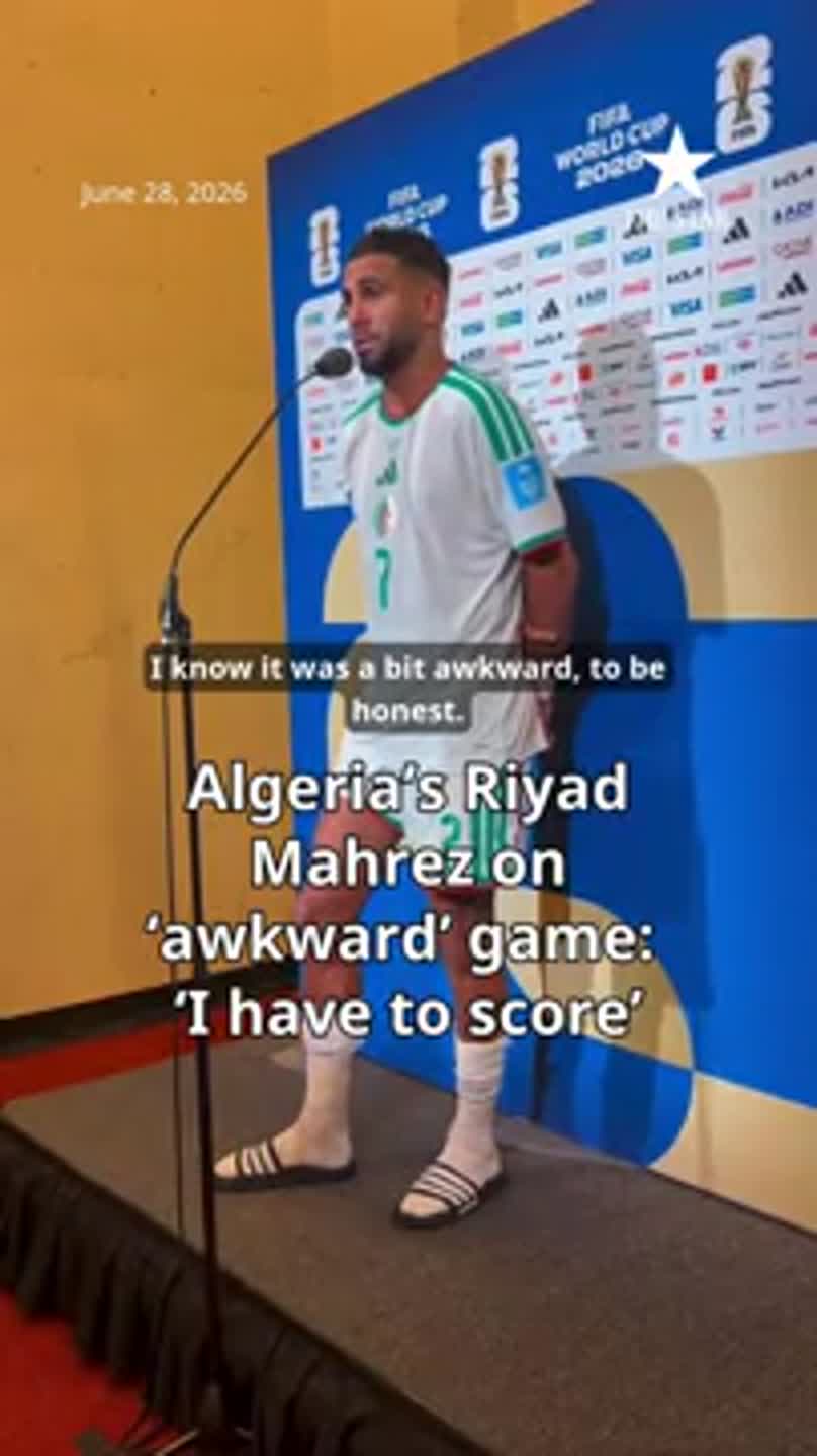 Algeria winger describes going for last minute goal: 'I have to score'