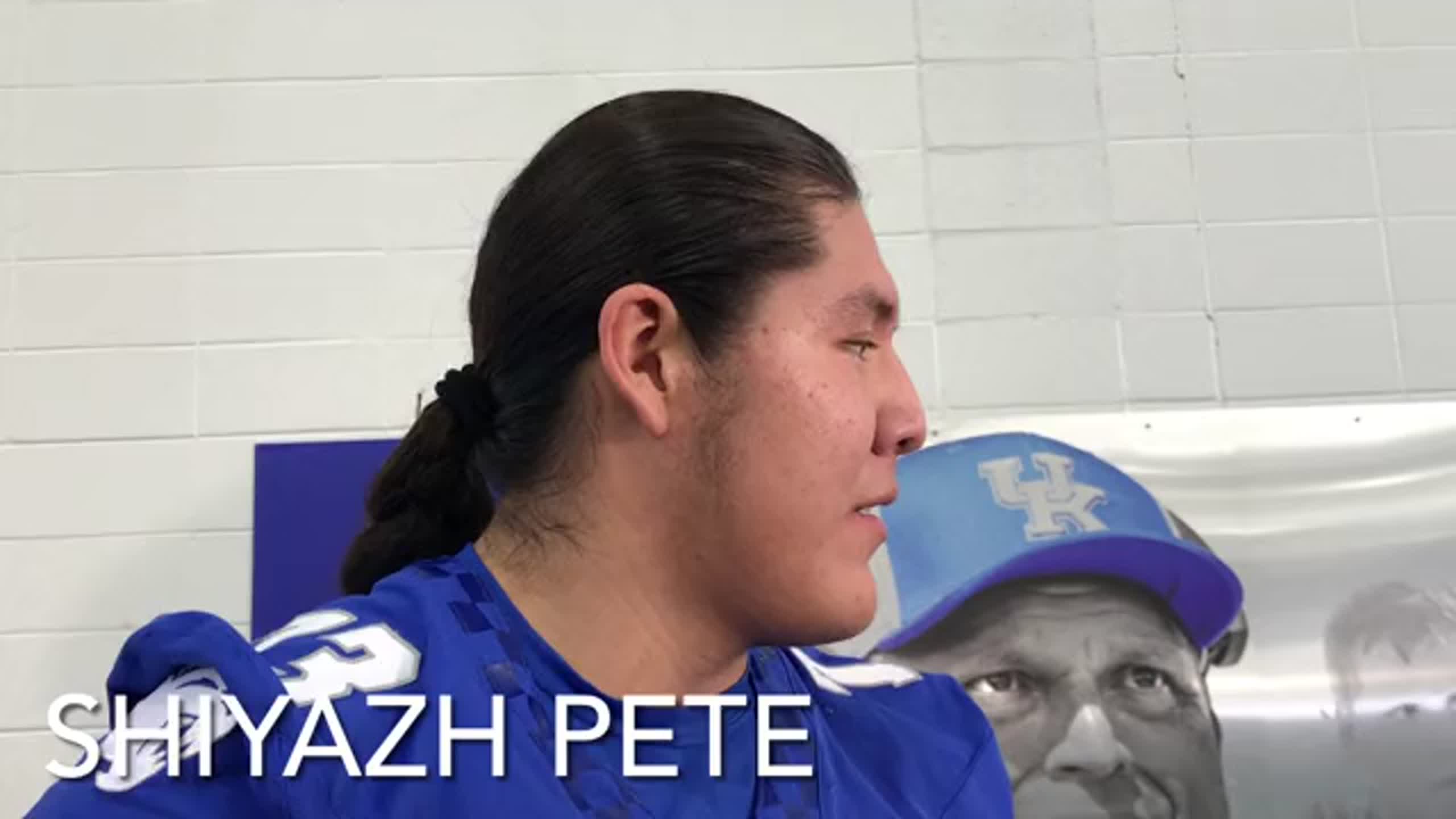New Kentucky football lineman Shiyazh Pete on transfer (Video New Kentucky football lineman Shiyazh Pete on transfer (Video