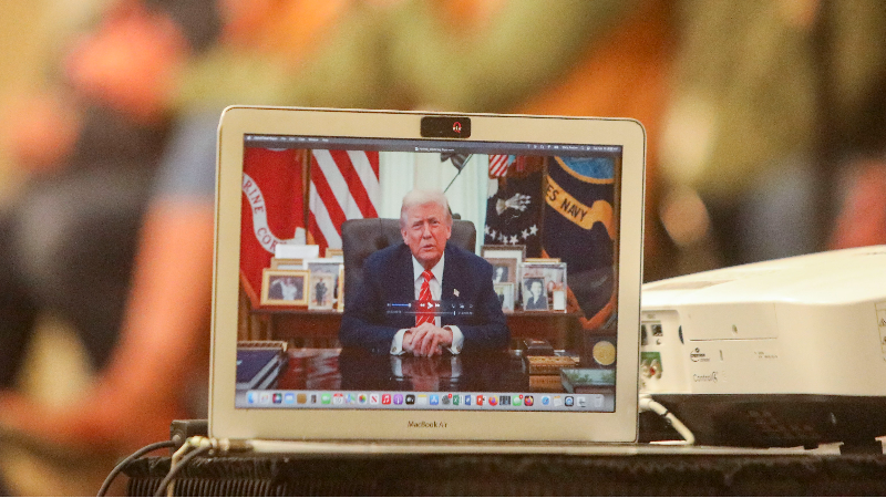 President Donald J. Trump praised farmers in video message at the World Ag Expo opening day.