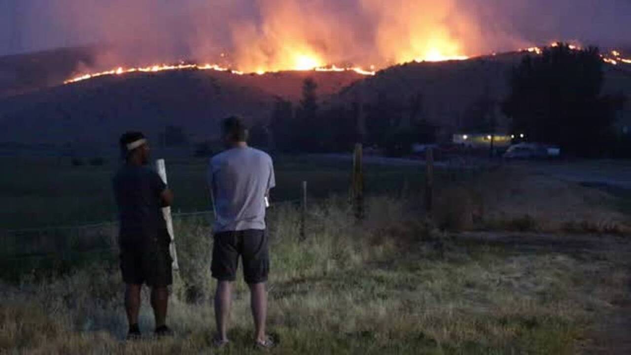Scenes from the Table Rock fire