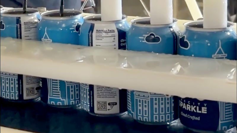 Why has Raleigh launched Oak City Sparkle sparkling water?