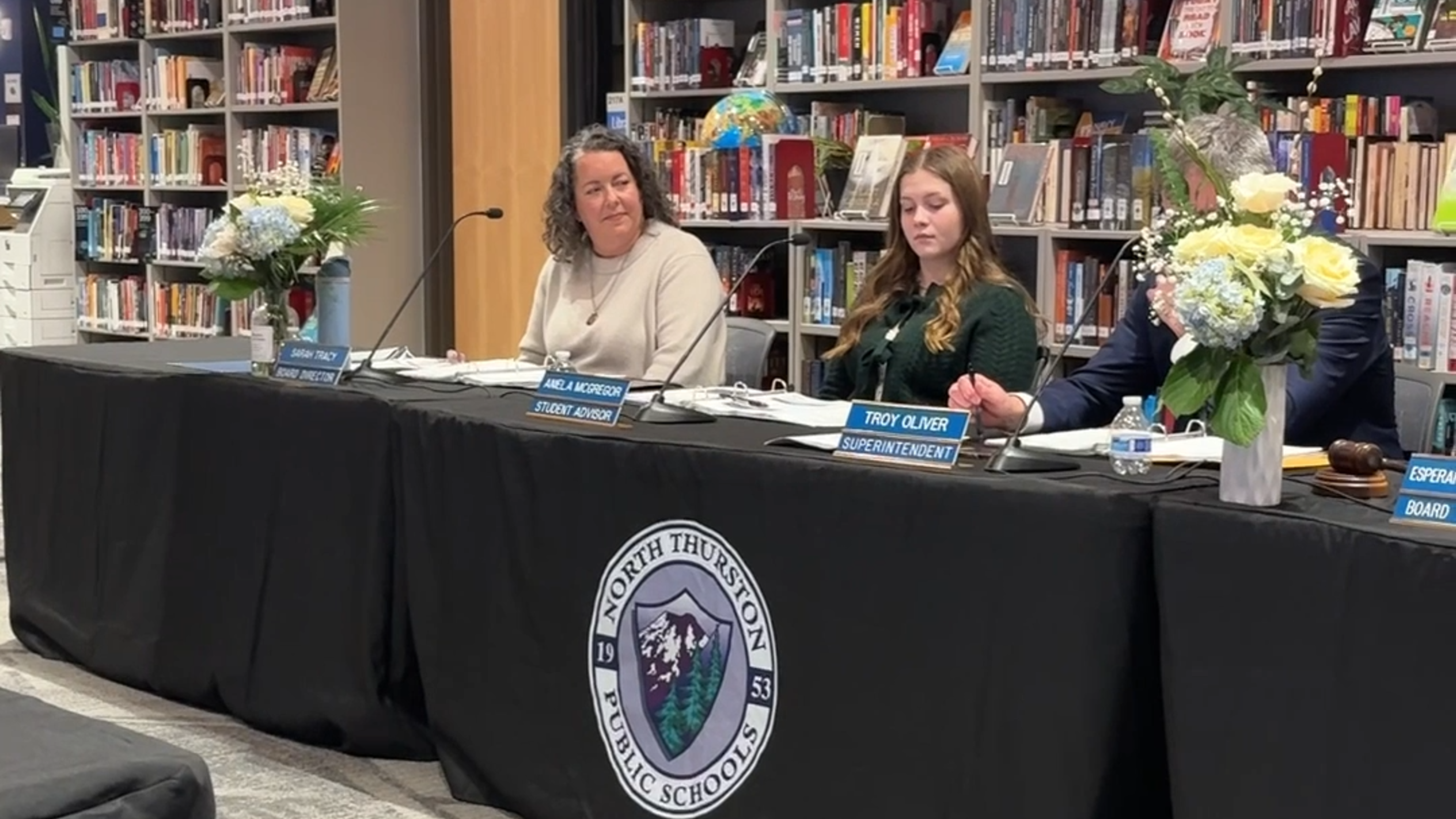 North Thurston accepts director resignation