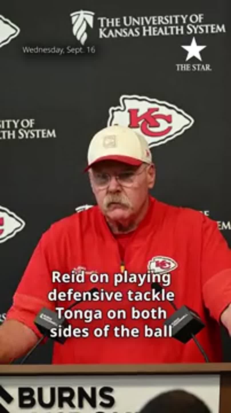 Reid on defensive tackle Khyiris Tonga playing both sides of the ball against Denver