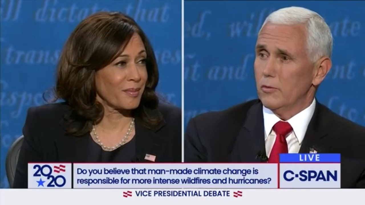 Sparks fly at Vice Presidential debate over the west coast wildfires