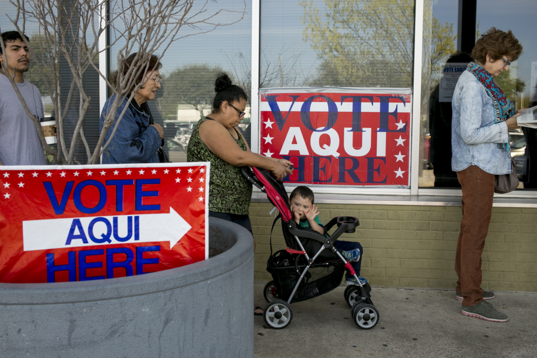 Hispanics are down on Trump ahead of midterm, survey finds – but will they vote?