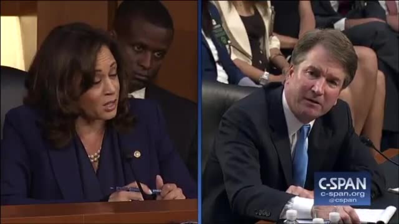 Kamala Harris was tough on Kavanaugh. How will she approach hearings on RBG’s successor?