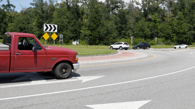 Proposed for a highway in Beaufort Co., here's how a peanut roundabout works