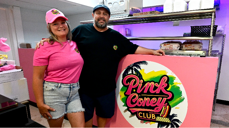 You can eat hot dogs (almost) every day at the Pink Coney Club