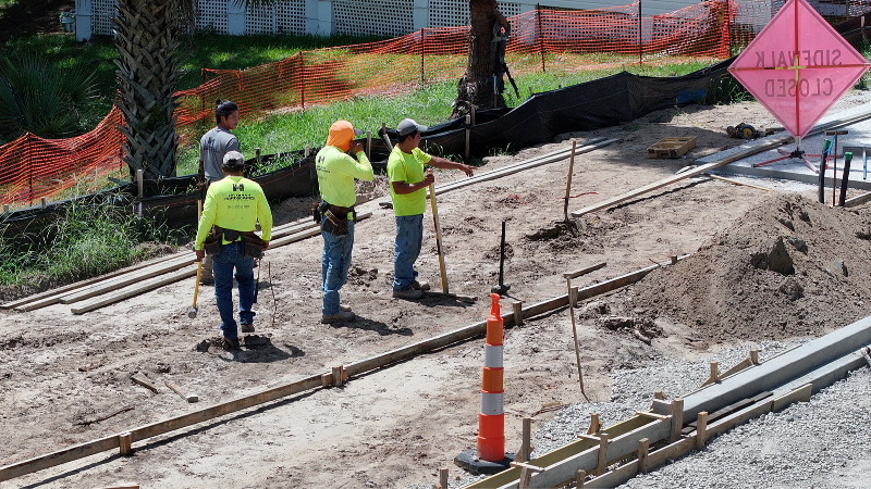 Drone footage shows progress of streetscape project in Port Royal