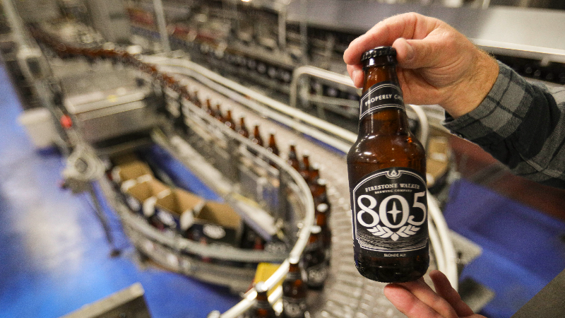 See how 805 beer is brewed at Firestone Walker in Paso Robles