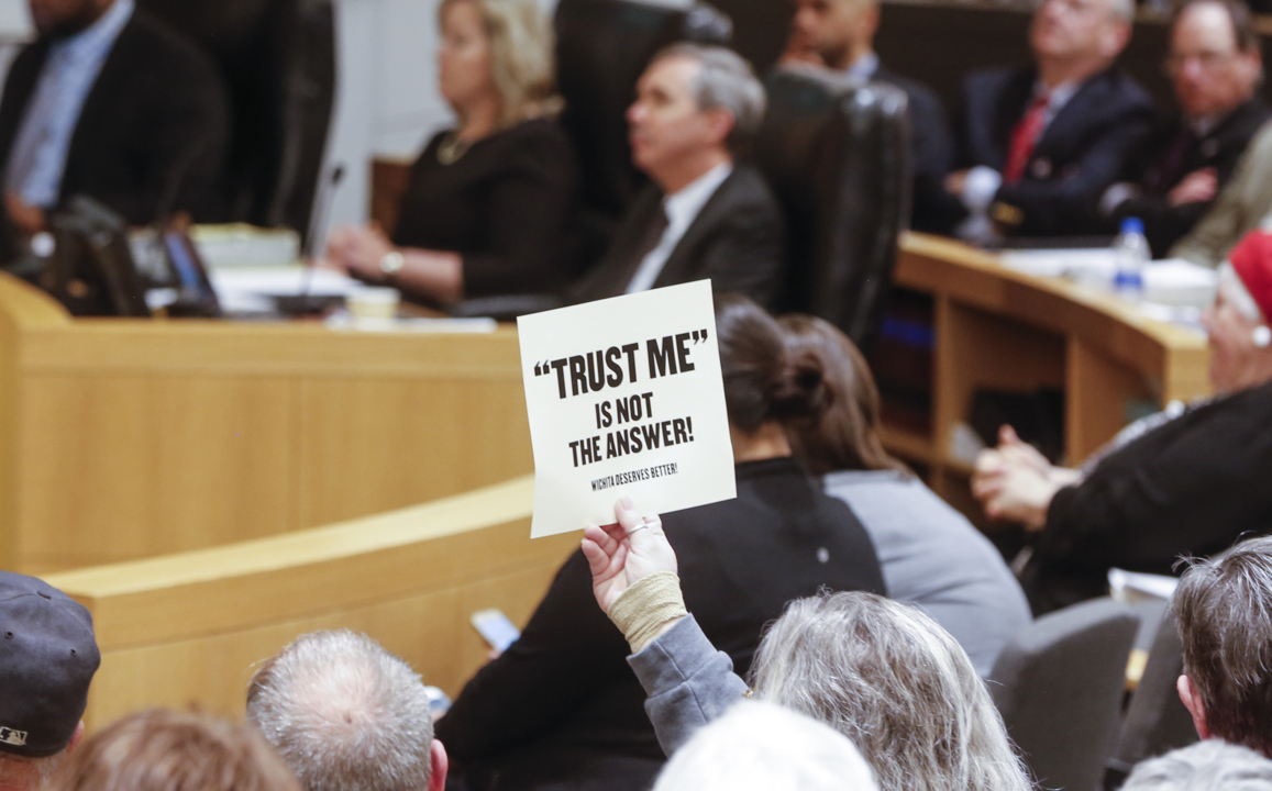 Speaker to Wichita City Council: ‘We don’t trust you.’
