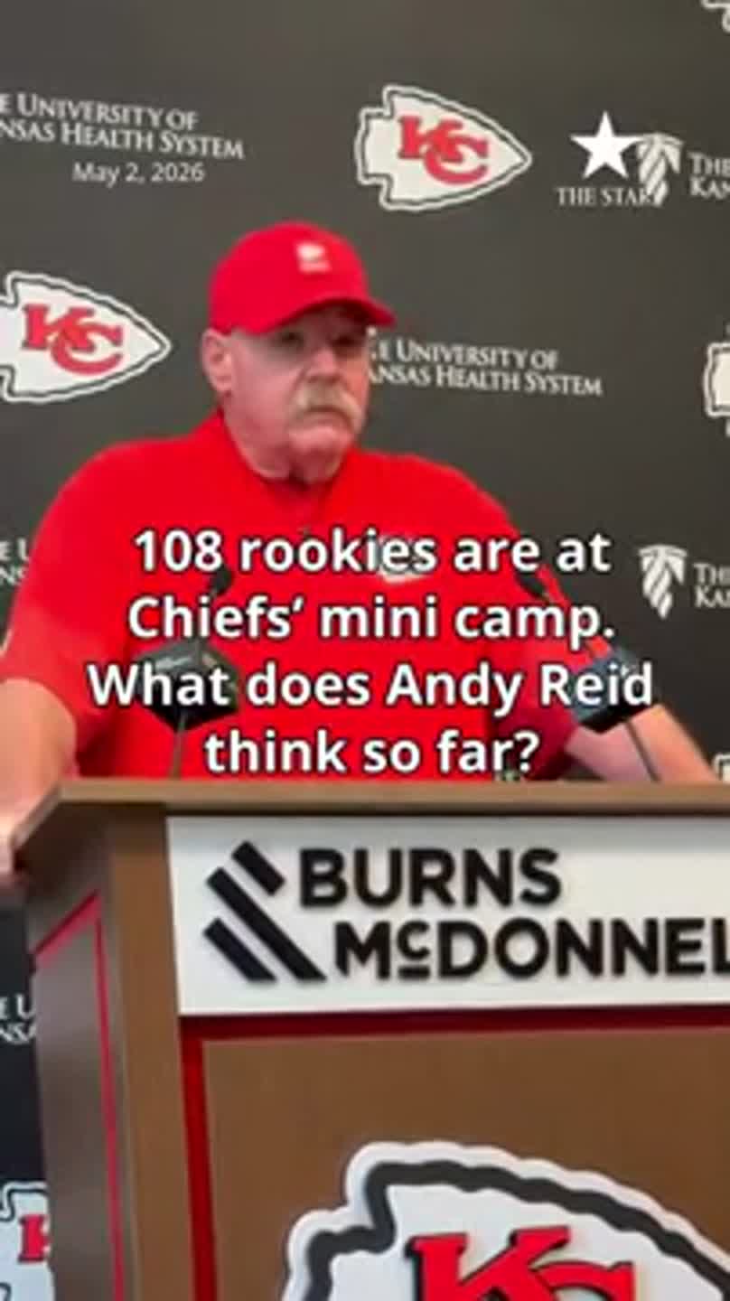 Andy Reid gives his initial impression of 108 rookie mini camp, plus plans for offense