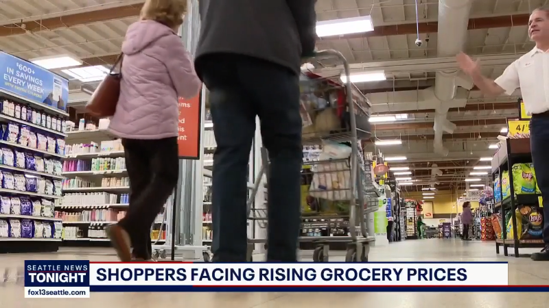 Washington shoppers facing rising grocery prices