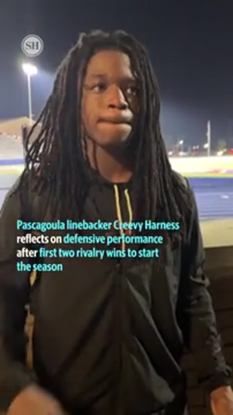 Pascagoula's Creevy Harness reflects on defensive performance after 17-8 win