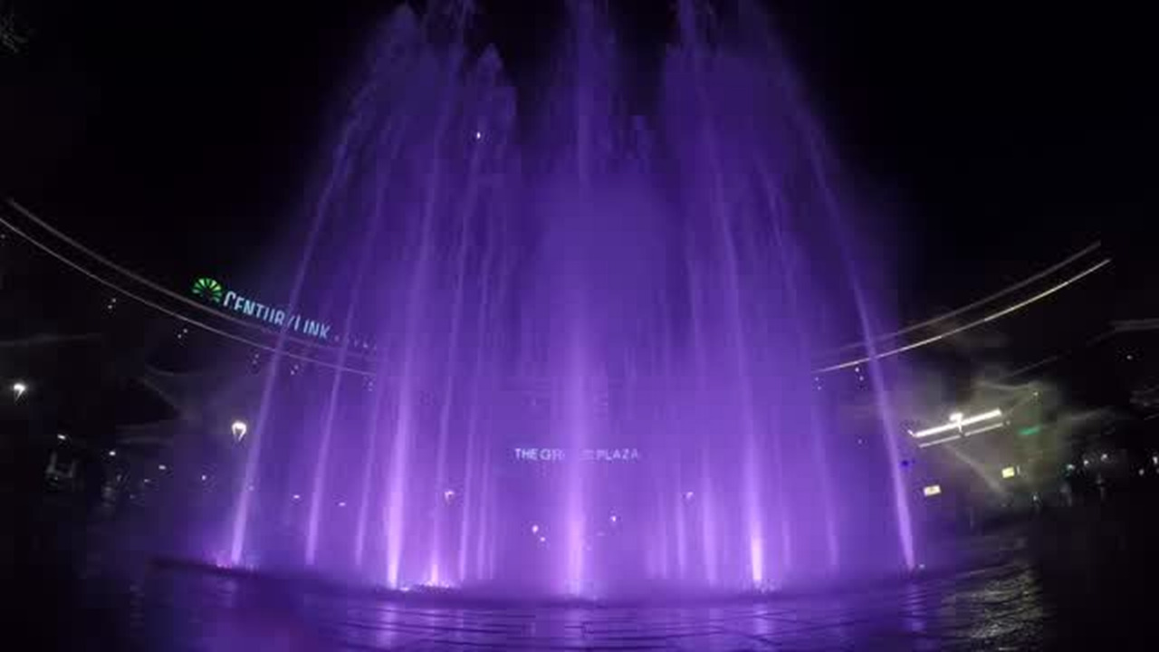 Prepare to get wet in the remodeled Grove Plaza’s fountain at Alive After Five on Wednesday