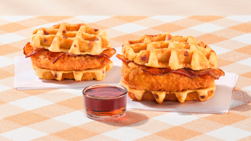 Have you tried the  new Chicken & Waffles sandwich at Chick-fil-A?